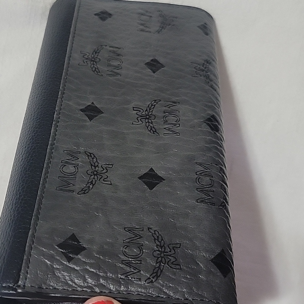MCM Patricia Visetos Leather Wallet on a Chain - Picture 13 of 13